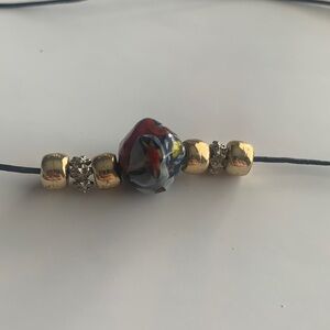 3/$5 Vintage Beaded Adjustable Necklace